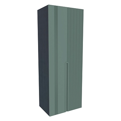 Шкаф 2 дверный, фрезерованные фасады в эмали LE210.60-4