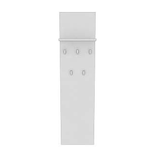 Панель узкая с полкой и крючками L-176