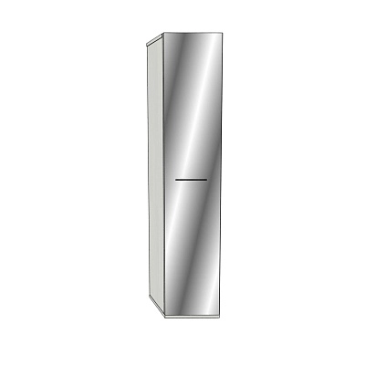 Шкаф одностворчатый переходный с зеркалом, фасады МДФ CG-229Z  L/R