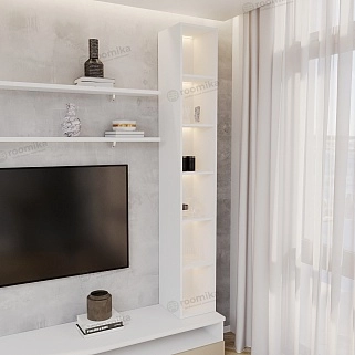 Стеллаж навесной с подсветкой L316