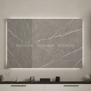 Панель стеновая МДФ (над тумбой ТВ) с подсветкой LG136.1