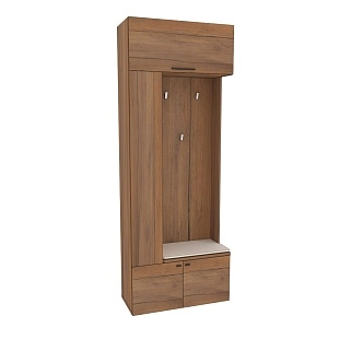 Секция с вешалкой и полками с подсветкой L409 L/R