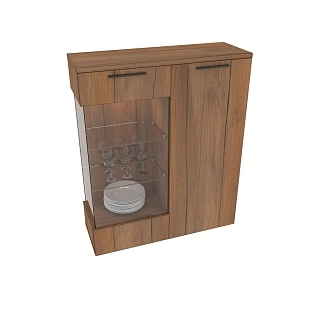 Шкаф напольный с подсветкой L202 L/R