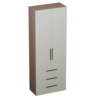 Шкаф книжный/для одежды с тремя ящиками L213