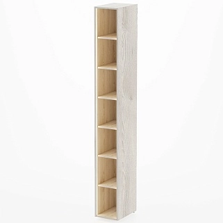 Cтеллаж открытый глубокий L233.44 с подсветкой