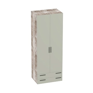 Шкаф двустворчатый с ящиками L211.60