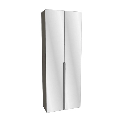 Шкаф двустворчатый с зеркалом, фасады в эмали LE-210.40-4Z