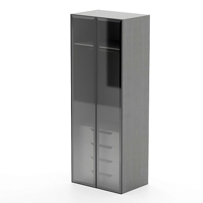 Шкаф для спальни с четырьмя ящиками и штангой R210.60-3