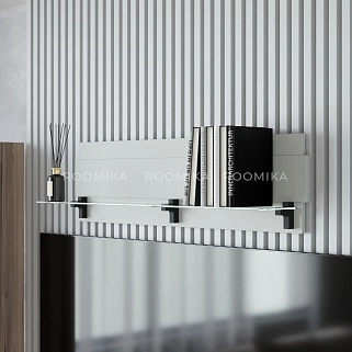 Полка со стеклом, панель МДФ R120.2