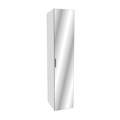 Шкаф 1 дверный широкий с зеркалом L221.60-4Z