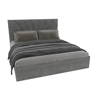 Кровать двуспальная мягкая SUNRISE с подъемным механизмом, 200x200