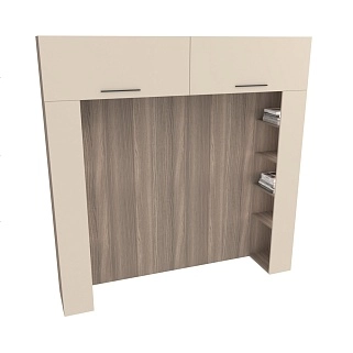 Ниша для кровати с секциями L407.44