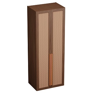 Шкаф двустворчатый, фасады натуральный ротанг  L210.60-4