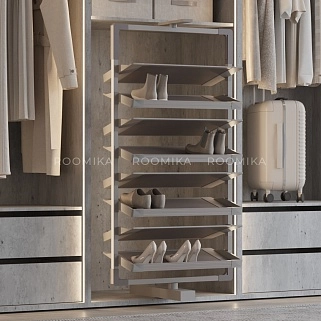 ALFA Поворотно-выдвижная обувница, 8 полок, FRM5814.08.01