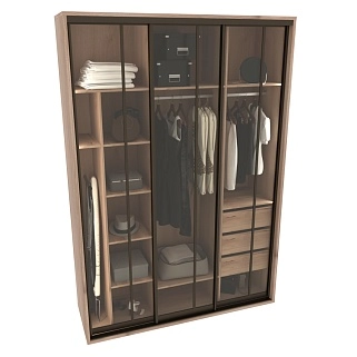 Шкаф-купе ХG210.60-2, профиль INTEGRO, стекло прозрачное, с подсветкой