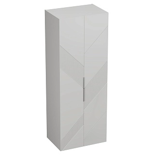 Шкаф 2 дверный, фрезерованные фасады в эмали LE-210.60-1