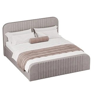 Кровать двуспальная мягкая MALTA с подъемным механизмом, 140x200