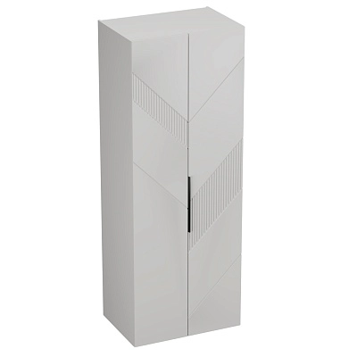 Шкаф 2 дверный, фрезерованные фасады в эмали LE210.60-4