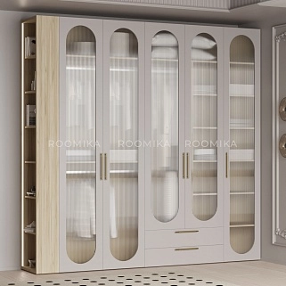 Шкафная группа Lazio фрезерованные фасады в эмали 39