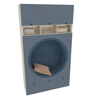 Секция с нишей и мягкими элементами L430.45