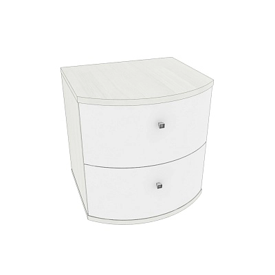 Тумба прикроватная 2 ящика P701