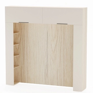 Ниша для кровати с секциями L407.44