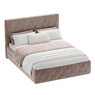 Кровать двуспальная мягкая SIENA  с подъемным механизмом, 160x200