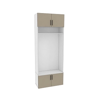 Секция с верхними и нижними полками L410.40