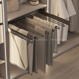 BELLE  Вешалка для брюк, 600 мм, цвет графит, BE60TRGR