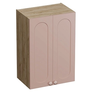 Антресоль двудверная, фрезерованные фасады в эмали LE339.44