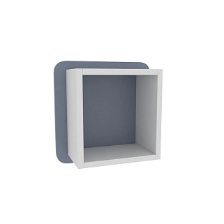 Полка навесная с панелью МДФ P100