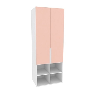 Шкаф двухдверный, фасады в эмали LE217.60-4