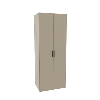 Шкаф двухдверный с узкими ящиками L210.60-2