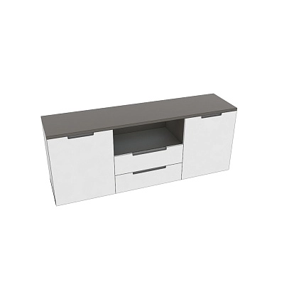 Тумба напольная с подсветкой, фасады в эмали LE504