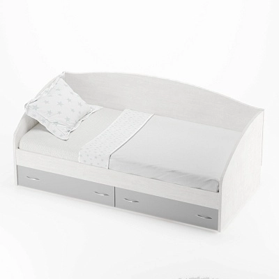 Кровать односпальная с ящиками P902N, 90x190