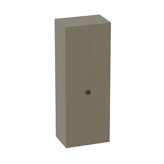 Шкаф 2 дверный, фрезерованные фасады в эмали LE-210.60-2