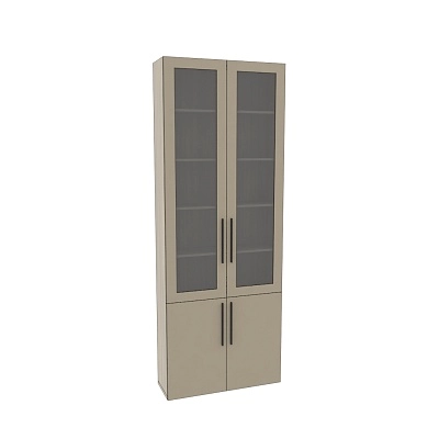 Шкаф книжный со стеклом L240