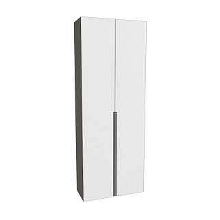 Шкаф двустворчатый, фасады в эмали LE-210.40-4