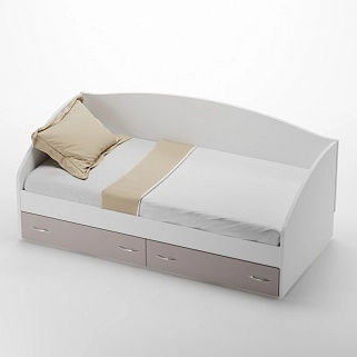 Кровать односпальная с ящиками P902N, 90x190