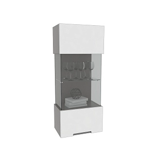 Шкаф навесной, фасады в эмали LE-350