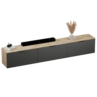 Тумба навесная, 3 ящика R5124