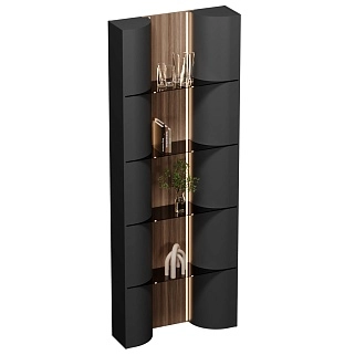 Стеллаж декоративный напольный с подсветкой F300.250