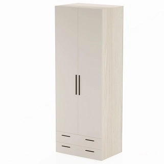 Шкаф двустворчатый с ящиками L211.60