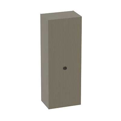 Шкаф 2 дверный, фрезерованные фасады в эмали LE210.60-2