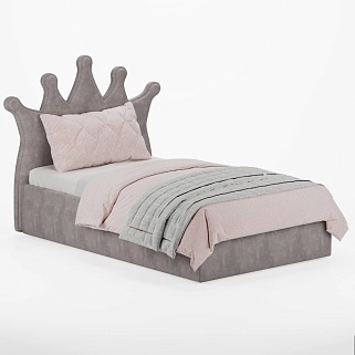 Кровать мягкая QUEEN с подъемным механизмом, 120x200