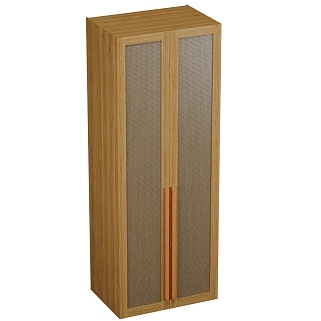 Шкаф двустворчатый, фасады натуральный ротанг L210.60-3