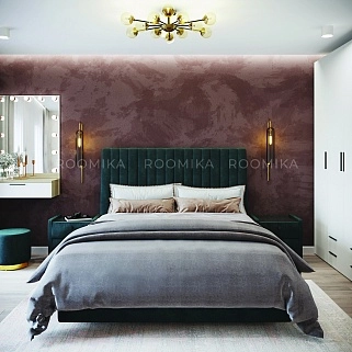 Кровать двуспальная мягкая ASTI  с подъемным механизмом, 140x200