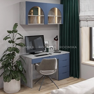 Школьный уголок для мальчика Lazio,фасады в эмали 73