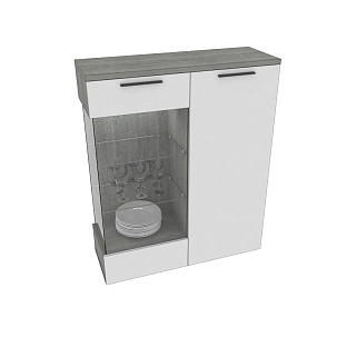 Шкаф напольный с подсветкой LG202 L/R