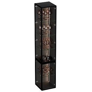 Шкаф завершающий для посуды с подсветкой LF270